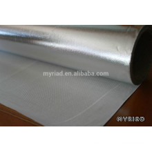 Laminado de fibra de vidrio de papel de aluminio de un solo lado de material aislante para aire acondicionado